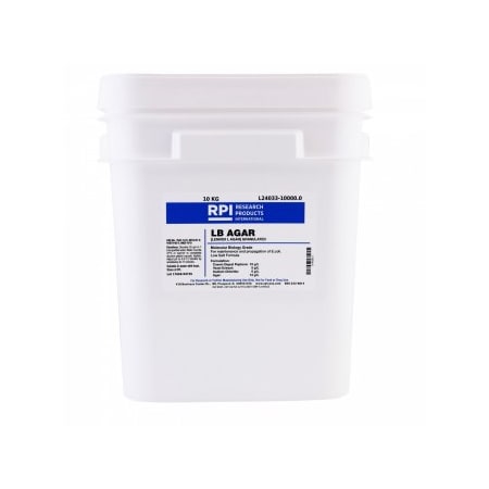 Rpi LB Agar, Low Salt Formula, Granulated, 10 KG L24033-10000.0
